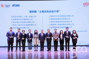 上海文(wén)化企業十佳